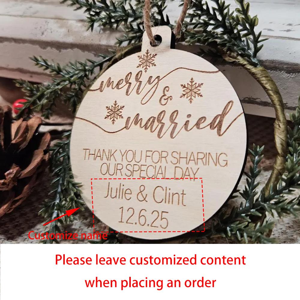 Personalized 5Pcs Wood Christmas Ornament Wedding Favors Engagement Anniversary Keepsake Christmas Present Home Hanging Decor 5PCS 8CM
Personalized 5Pcs Wood Christmas Ornament Wedding Favors Engagement Anniversary Keepsake Christmas Present Home Hanging Decor 5PCS 8CM