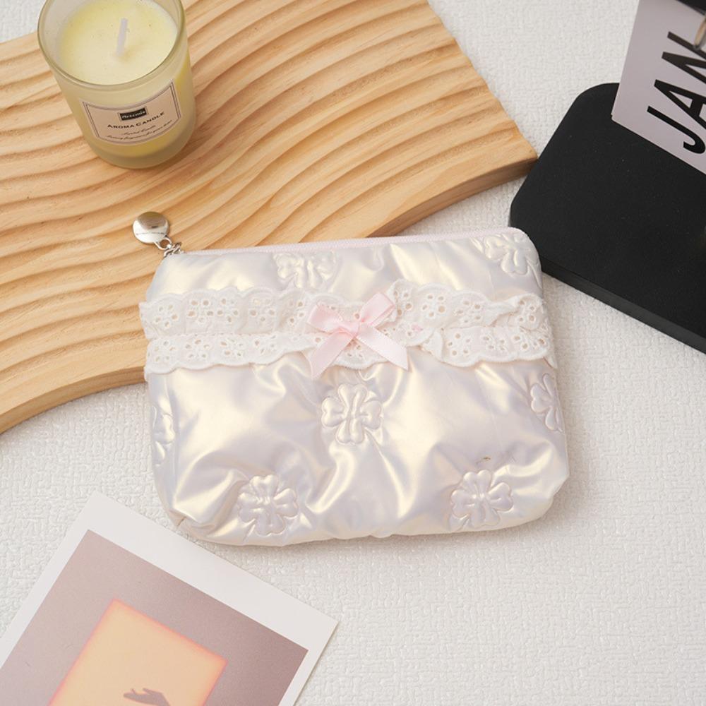 New Butterfly Lace Coin Purse Large Capacity Multipurpose Storage Bag Portable Earphone Bag Women білий
New Butterfly Lace Coin Purse Large Capacity Multipurpose Storage Bag Portable Earphone Bag Women білий