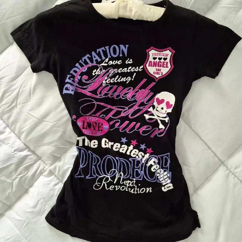 Cute Girls Y2K T-shirts Shorts Sleeve Tees For Women Sexy Fashion T-shirts Club Bar Party Tops Girls Friend Tees S
Cute Girls Y2K T-shirts Shorts Sleeve Tees For Women Sexy Fashion T-shirts Club Bar Party Tops Girls Friend Tees S