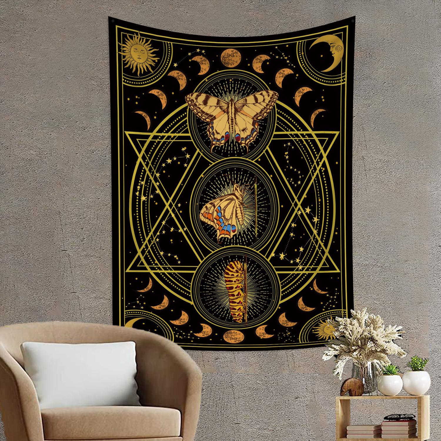 Гобелен с бабочкой и мотыльком, черно-белый цветок, образец насекомого, гобелен для спальни, общежития, домашний декор 100X75CM
Гобелен с бабочкой и мотыльком, черно-белый цветок, образец насекомого, гобелен для спальни, общежития, домашний декор 100X75CM