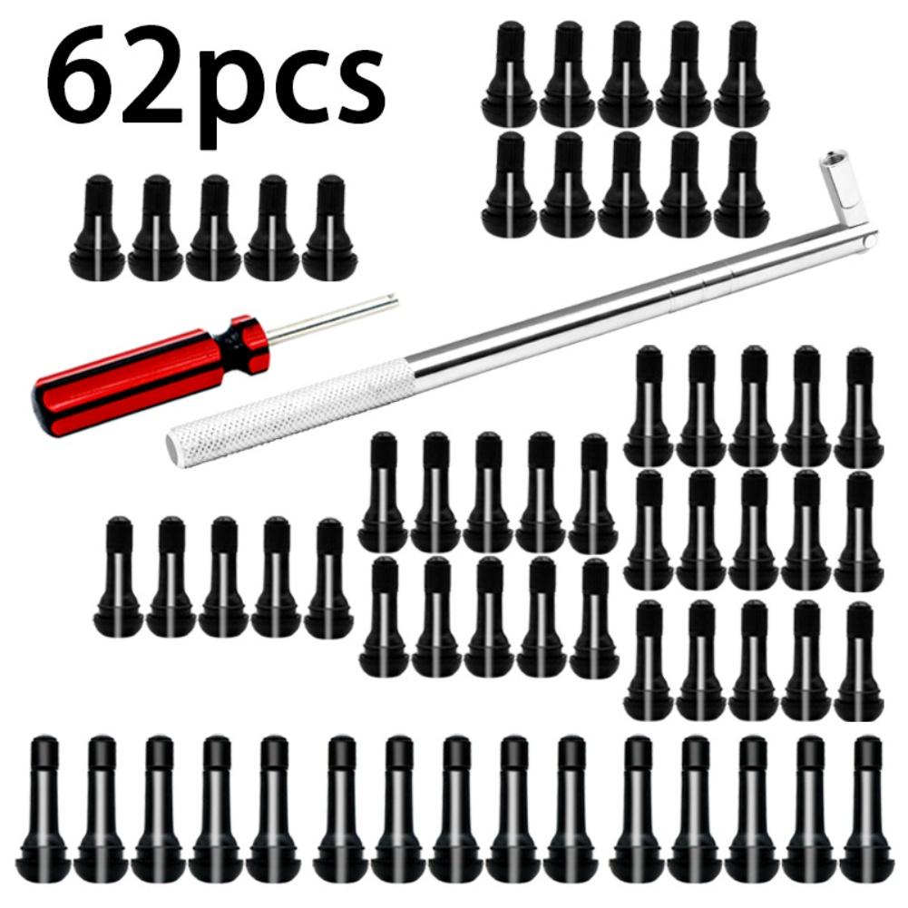 62PCS Tire Valve Stem Puller Set EPDM Snap-in Tire Valve Stem With Valve Core Tubeless Car Wheel Tire Valve Stems China Mainland
62PCS Tire Valve Stem Puller Set EPDM Snap-in Tire Valve Stem With Valve Core Tubeless Car Wheel Tire Valve Stems China Mainland