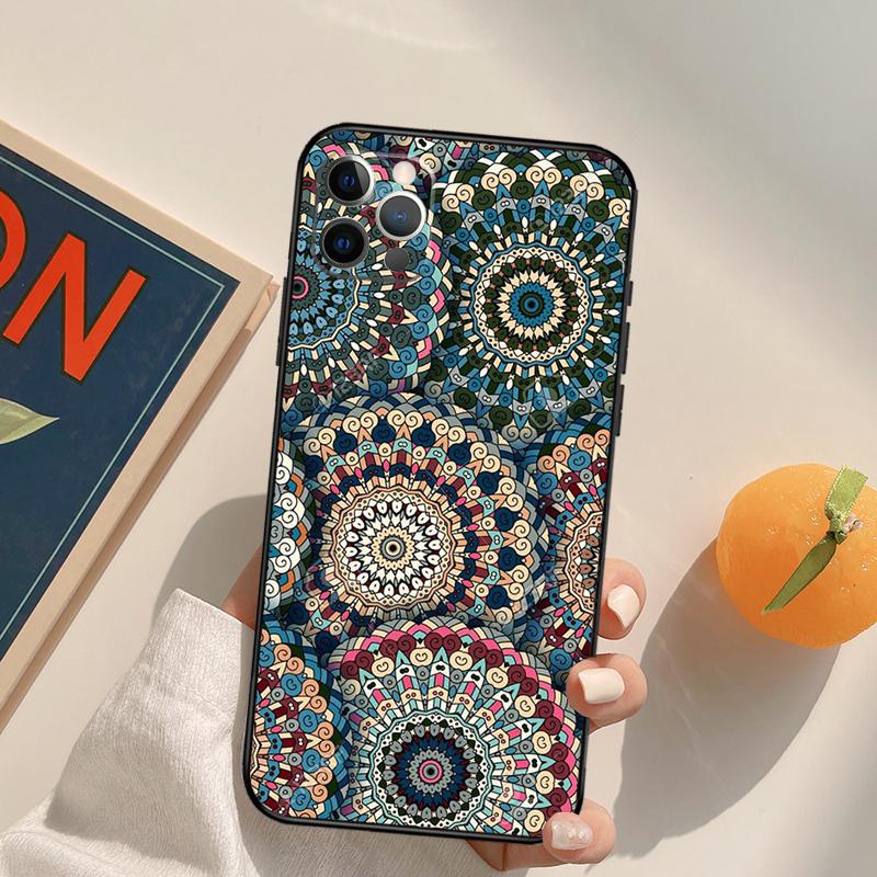 Flowers Mandala Floral Funda Case For iPhone 14 15 16 Pro Max 11 12 13 Pro Max Mini XR 16 15 Plus 16e Phone Cover iPhone 12 Pro
Flowers Mandala Floral Funda Case For iPhone 14 15 16 Pro Max 11 12 13 Pro Max Mini XR 16 15 Plus 16e Phone Cover iPhone 12 Pro
