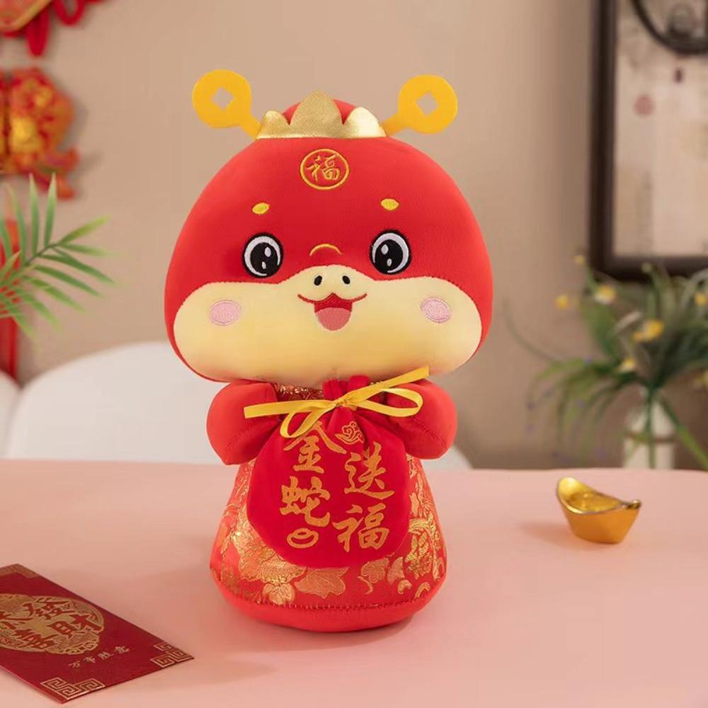 Blessing Snake Year Mascot Toy Good Luck Snake Doll Toy Lucky Snake Plush Toy Home Decor 25cm-style 2
Blessing Snake Year Mascot Toy Good Luck Snake Doll Toy Lucky Snake Plush Toy Home Decor 25cm-style 2