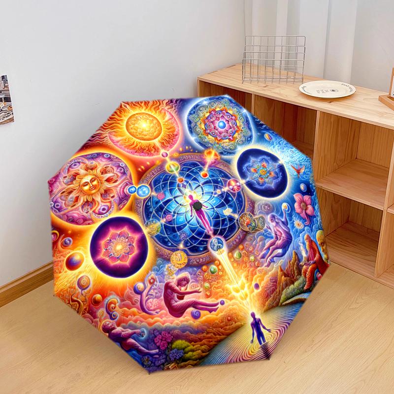 1PC Chakras theme Umbrella Portable Folding Umbrella Iron Frame Hole Bone Structure Outdoor Home Umbrella A10 разноцветный
1PC Chakras theme Umbrella Portable Folding Umbrella Iron Frame Hole Bone Structure Outdoor Home Umbrella A10 разноцветный