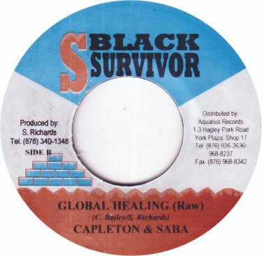 7inch Record CAPLETON & SABA TOOTH - Global Healing NONE Black Survivor 2003 Jamaica Reggae, Ska & Dub Used
7inch Record CAPLETON & SABA TOOTH - Global Healing NONE Black Survivor 2003 Jamaica Reggae, Ska & Dub Used