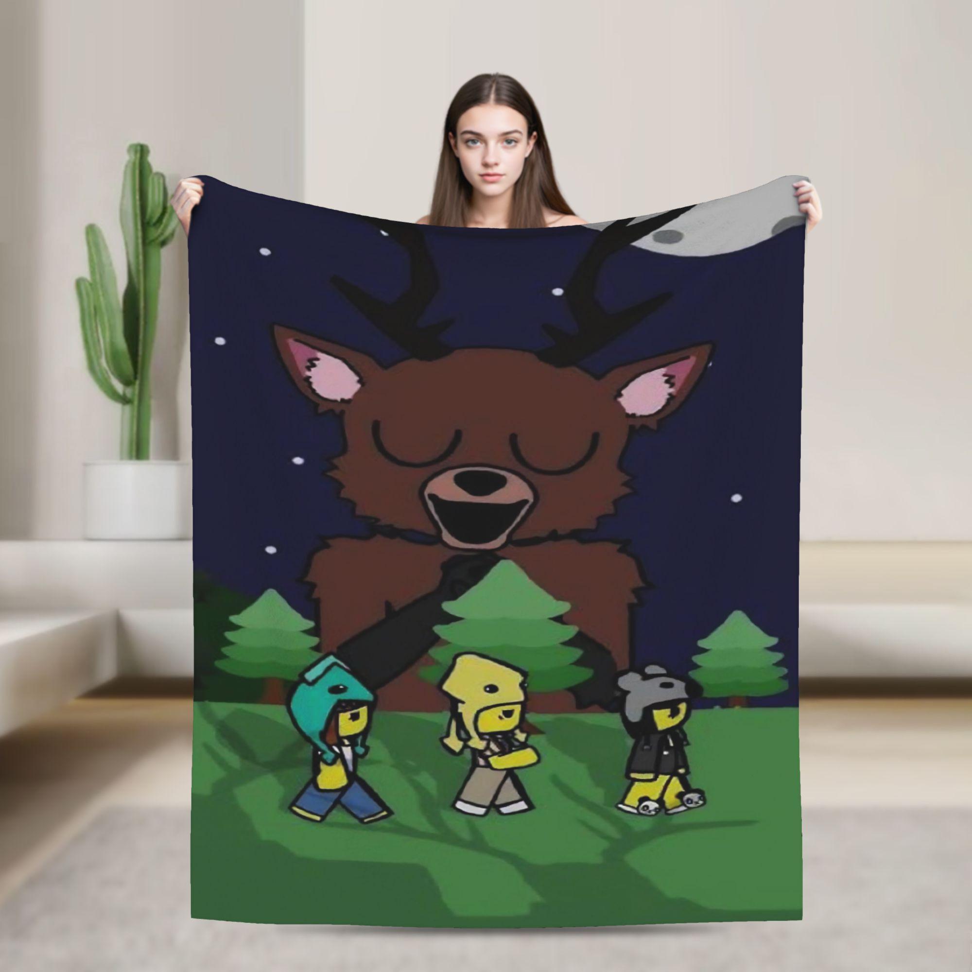 99 Nights in the Forest The Deer Games Blanket Survival Horror Flannel Breathable Throw Blanket for Bedding Lounge Winter 200x150cm 80x60in
99 Nights in the Forest The Deer Games Blanket Survival Horror Flannel Breathable Throw Blanket for Bedding Lounge Winter 200x150cm 80x60in