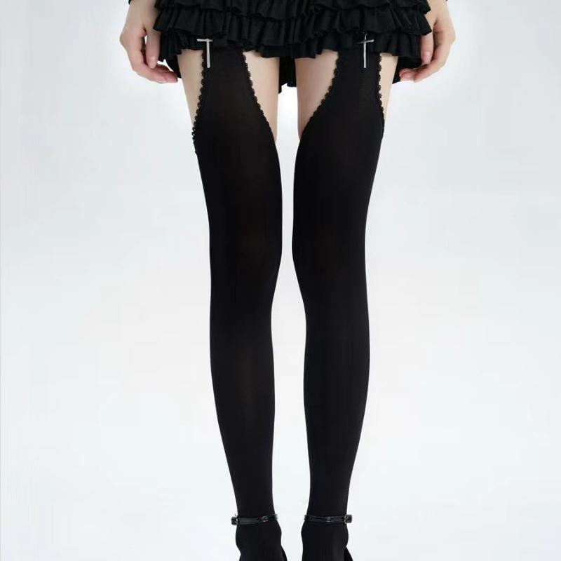 Women s White Sexy Stockings Belt Suspender Wide-banded Tights Lolita Thigh High Stockings Garters Over The Knee Socks 1 pair One Size чорний
Women s White Sexy Stockings Belt Suspender Wide-banded Tights Lolita Thigh High Stockings Garters Over The Knee Socks 1 pair One Size чорний