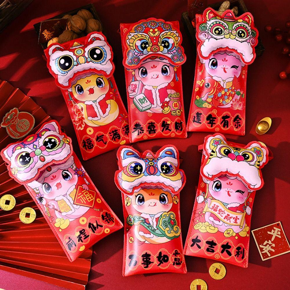 Traditional New Year Lucky Envelopes Blessing Red Packet 2025 Snake Year Red Envelopes Party Gifts Style 3
Traditional New Year Lucky Envelopes Blessing Red Packet 2025 Snake Year Red Envelopes Party Gifts Style 3