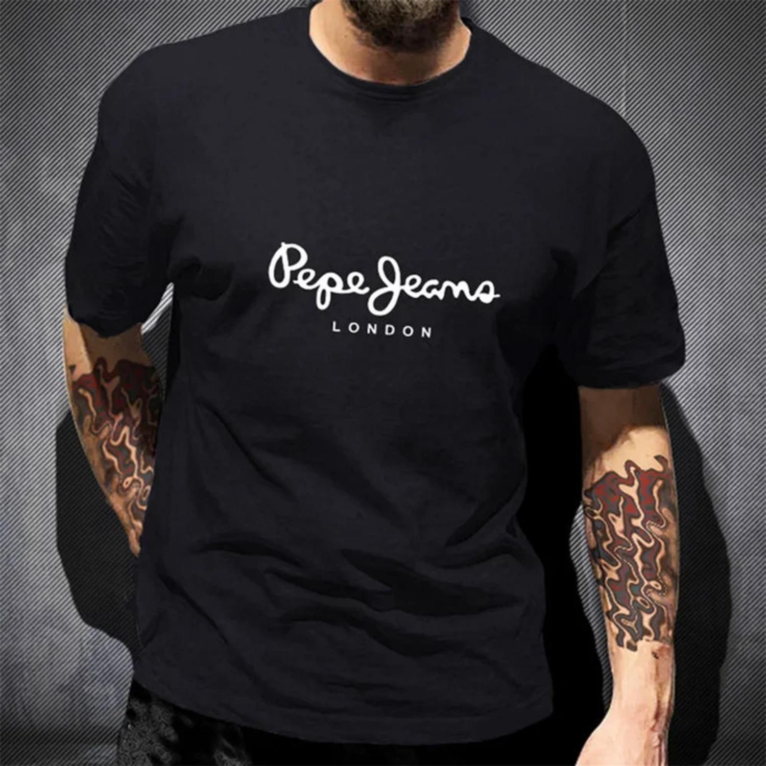 Latest Pepe jeans London T-shirt Summer men s short sleeved fashion top Fashion streetwear T-shirt Y2K S чёрный
Latest Pepe jeans London T-shirt Summer men s short sleeved fashion top Fashion streetwear T-shirt Y2K S чёрный