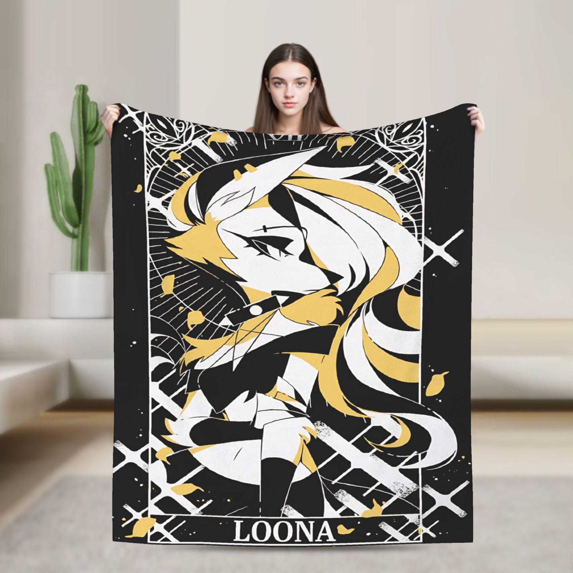 Warm Blanket Boy Girl Travel Helluva Boss Loona Throw Blanket Flannel Bedspread For Outdoor Print Sofa Bed Cover 75x100cm (30x40inch)
Warm Blanket Boy Girl Travel Helluva Boss Loona Throw Blanket Flannel Bedspread For Outdoor Print Sofa Bed Cover 75x100cm (30x40inch)