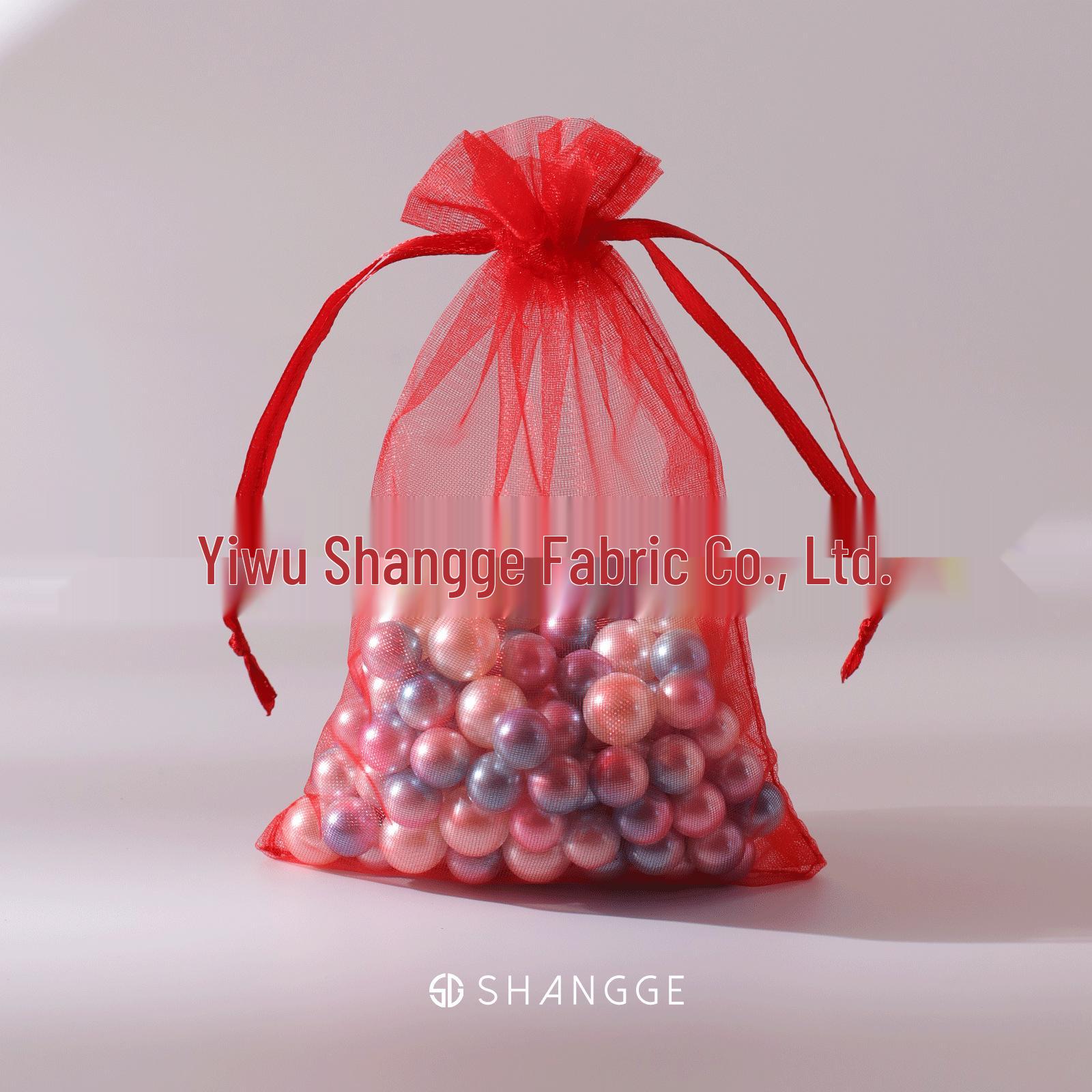 Organza Drawstring Mesh Bag for Jewelry, Gifts, or Cosmetics
Organza Drawstring Mesh Bag for Jewelry, Gifts, or Cosmetics