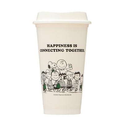 Starbucks PEANUTS Reusable Cup, Off-White, 473ml, White, Snoopy
Starbucks PEANUTS Reusable Cup, Off-White, 473ml, White, Snoopy