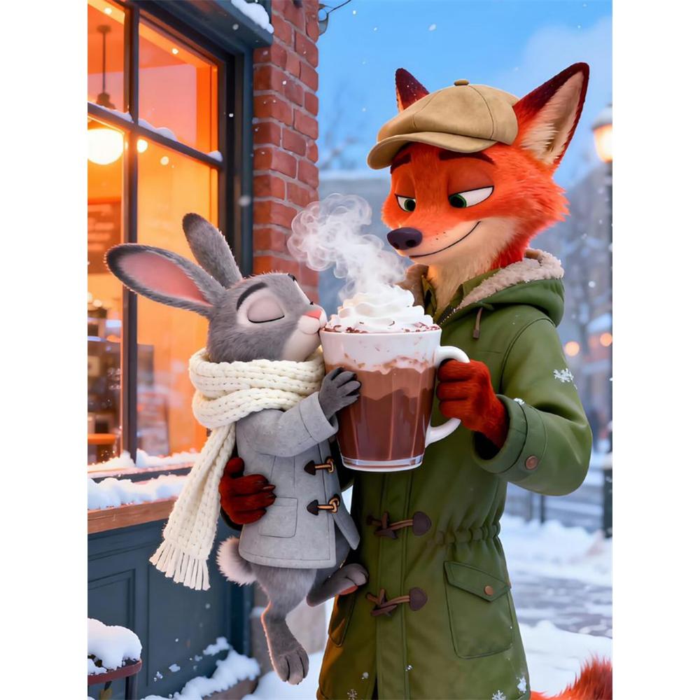 Disney Diamond Painting Zootopia Winter Healing Style Cartoon Mosaic Diamond Cross Stitch DIY Gift Home Decor Round 20x30cm
Disney Diamond Painting Zootopia Winter Healing Style Cartoon Mosaic Diamond Cross Stitch DIY Gift Home Decor Round 20x30cm