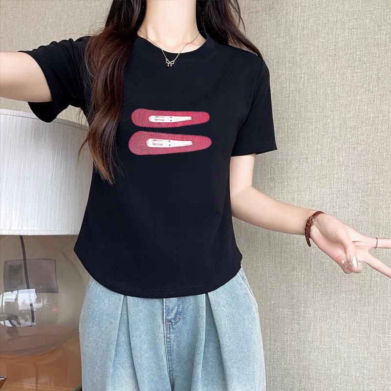 American retro fun hair accessories printed short-sleeved t-shirt women s summer slim and thin Spice girl short front shoulder top women XXL
American retro fun hair accessories printed short-sleeved t-shirt women s summer slim and thin Spice girl short front shoulder top women XXL