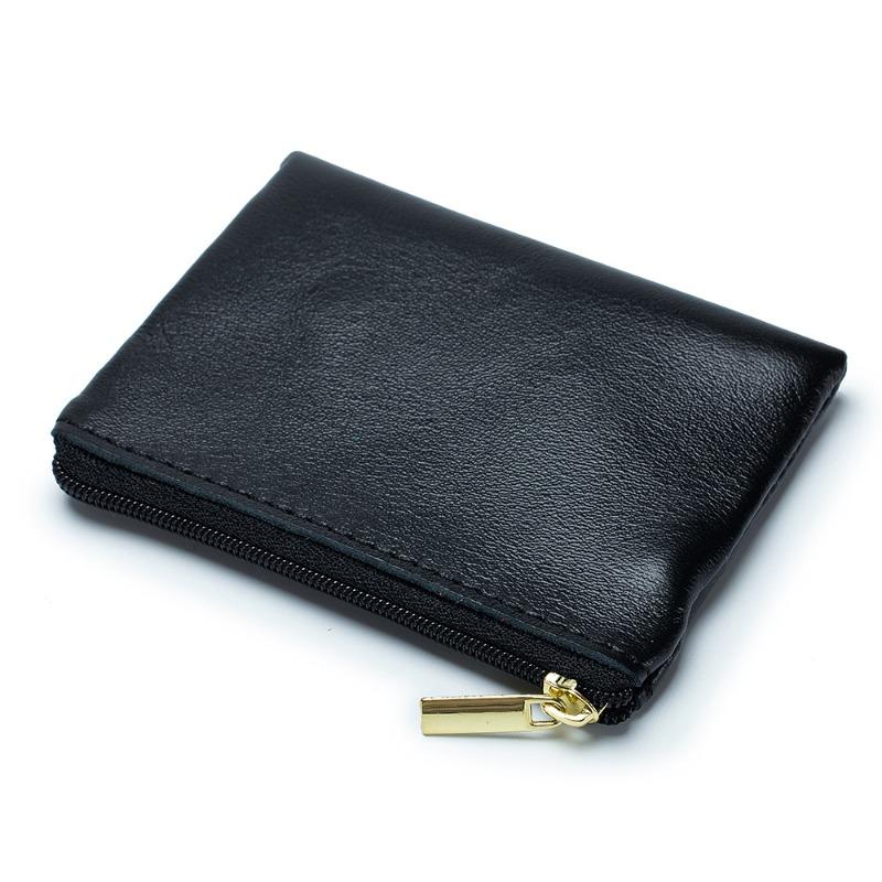 Leather ultra-thin change bag men s, simple soft cowhide mini foreign trade key bag women s zipper coin small wallet чёрный
Leather ultra-thin change bag men s, simple soft cowhide mini foreign trade key bag women s zipper coin small wallet чёрный