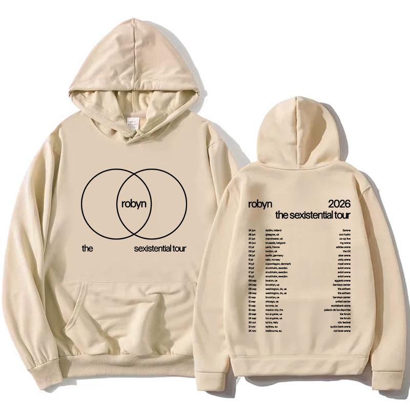 Robyn The Sexistential Tour 2026 Hoodies Long Sleeve Fleece Female Hooded Sweatshirts Unisex Streetwear Fashion Soft Unisex Tops XS
Robyn The Sexistential Tour 2026 Hoodies Long Sleeve Fleece Female Hooded Sweatshirts Unisex Streetwear Fashion Soft Unisex Tops XS
