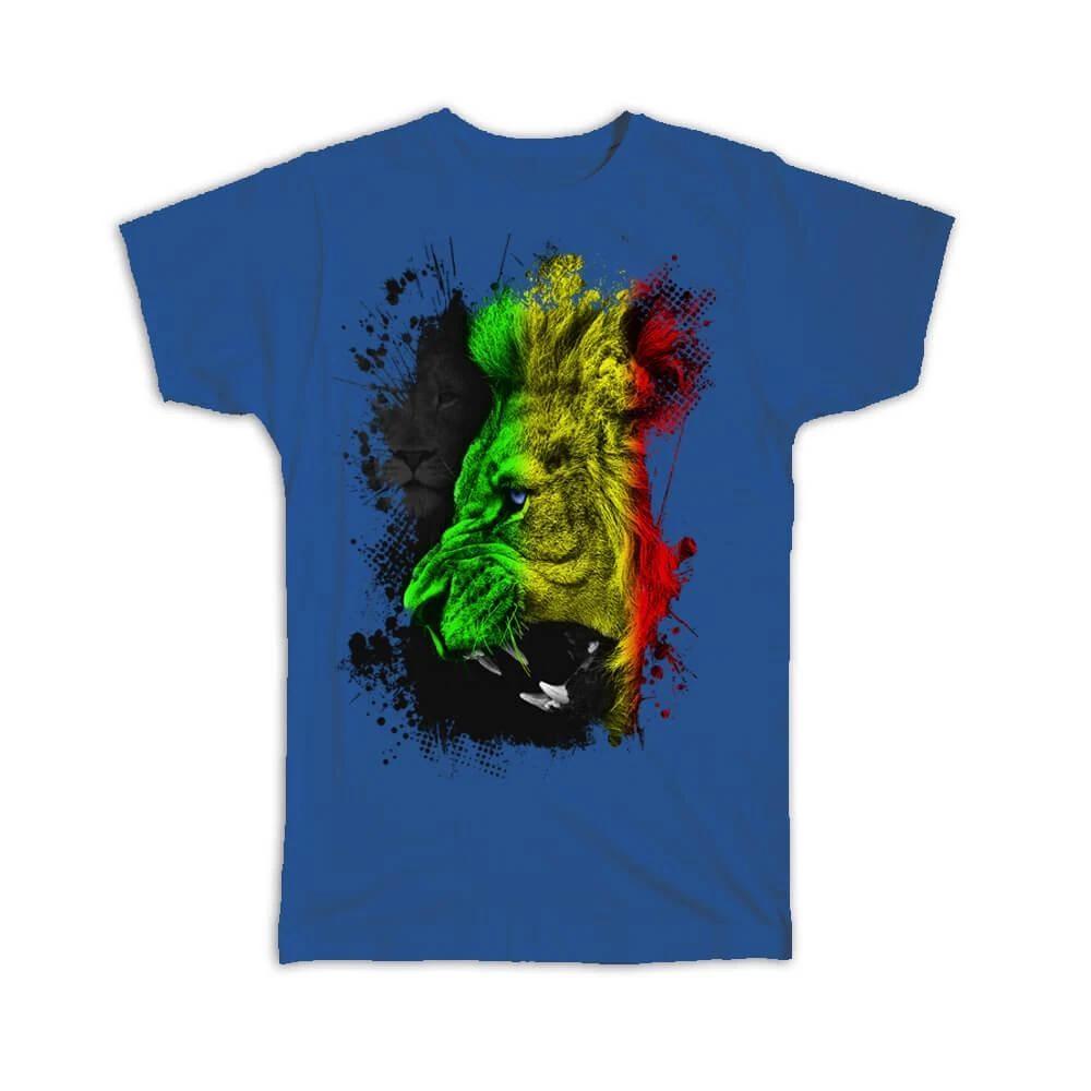 Gift T-Shirt : Reggae Nation Lion Jamaica Flag Musical Style Wild Animal Colors 4XL
Gift T-Shirt : Reggae Nation Lion Jamaica Flag Musical Style Wild Animal Colors 4XL