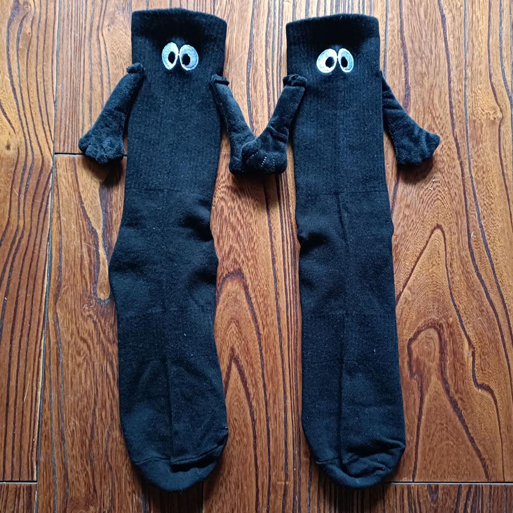 Big eye embroidery solid color magnet magnet hand socks medium tube socks antibacterial breathability чёрный
Big eye embroidery solid color magnet magnet hand socks medium tube socks antibacterial breathability чёрный