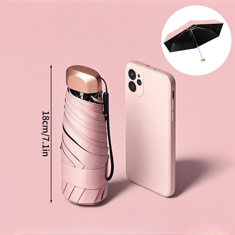 Sun Umbrella Sunny and Rainy Umbrella UV-resistant Folded Umbrella Rain-resistant Umbrellas Outdoor Portable Sunshade Accessory Iron&6K
Sun Umbrella Sunny and Rainy Umbrella UV-resistant Folded Umbrella Rain-resistant Umbrellas Outdoor Portable Sunshade Accessory Iron&6K