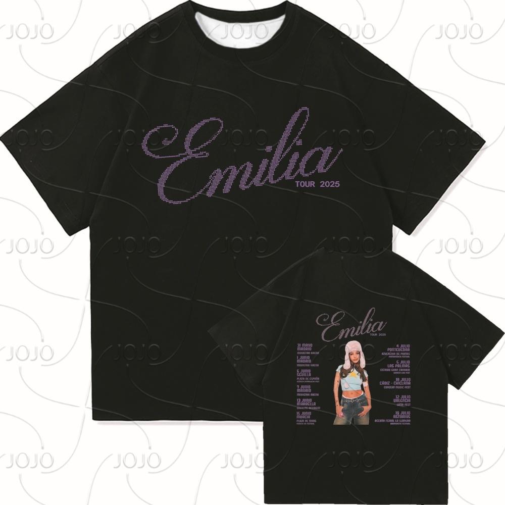 Emilia Mernes Tour 2025 T-shirt Women Fashion Short Sleeve Tees MP3 Hip Hop Casual Streetwear Unisex Clothing Oversized L
Emilia Mernes Tour 2025 T-shirt Women Fashion Short Sleeve Tees MP3 Hip Hop Casual Streetwear Unisex Clothing Oversized L