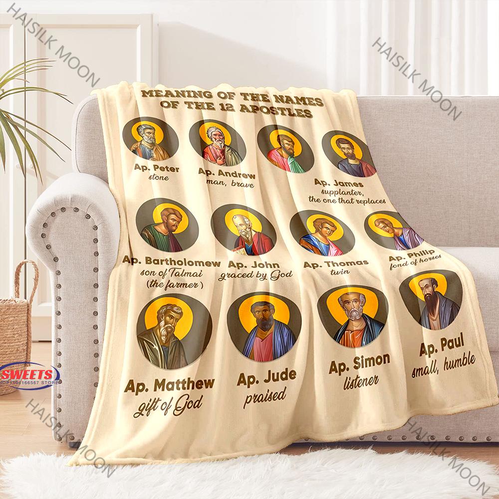 Christian Believers Gift Jesus and The Twelve Apostles Blanket Soft and Comfortable Suitable for Home Travel Camping Blanket 75x90cm
Christian Believers Gift Jesus and The Twelve Apostles Blanket Soft and Comfortable Suitable for Home Travel Camping Blanket 75x90cm