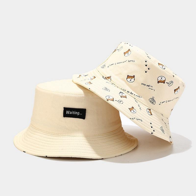Cotton Double Sided Cartoon Dog Print Bucket Hat Fisherman Hat Outdoor Travel Hat Sun Cap for Men and Women 56-60cm бежевий
Cotton Double Sided Cartoon Dog Print Bucket Hat Fisherman Hat Outdoor Travel Hat Sun Cap for Men and Women 56-60cm бежевий