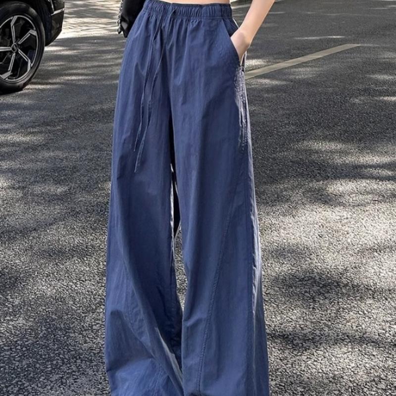 Women s Summer Thin American-Style Quick-Dry Navy Work Pants - Textured Loose Wide-Leg Sports Trousers XL
Women s Summer Thin American-Style Quick-Dry Navy Work Pants - Textured Loose Wide-Leg Sports Trousers XL