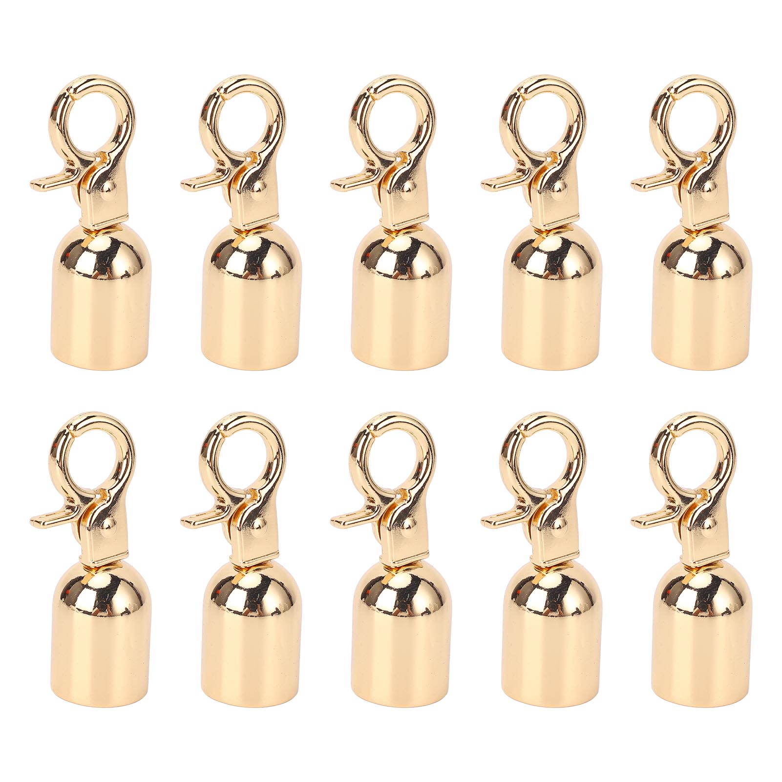 10 комплектов наконечников для шнура из цинкового сплава, многофункциональные вращающиеся концевики для ювелирных браслетов, для сумок, обуви, подвесок, золото золотой
10 комплектов наконечников для шнура из цинкового сплава, многофункциональные вращающиеся концевики для ювелирных браслетов, для сумок, обуви, подвесок, золото золотой