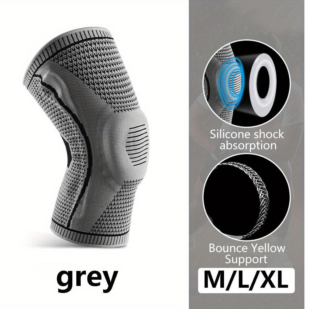 Knee Sleeve Compression Brace Support For Sport Joint Pain Arthritis Relief серый
Knee Sleeve Compression Brace Support For Sport Joint Pain Arthritis Relief серый