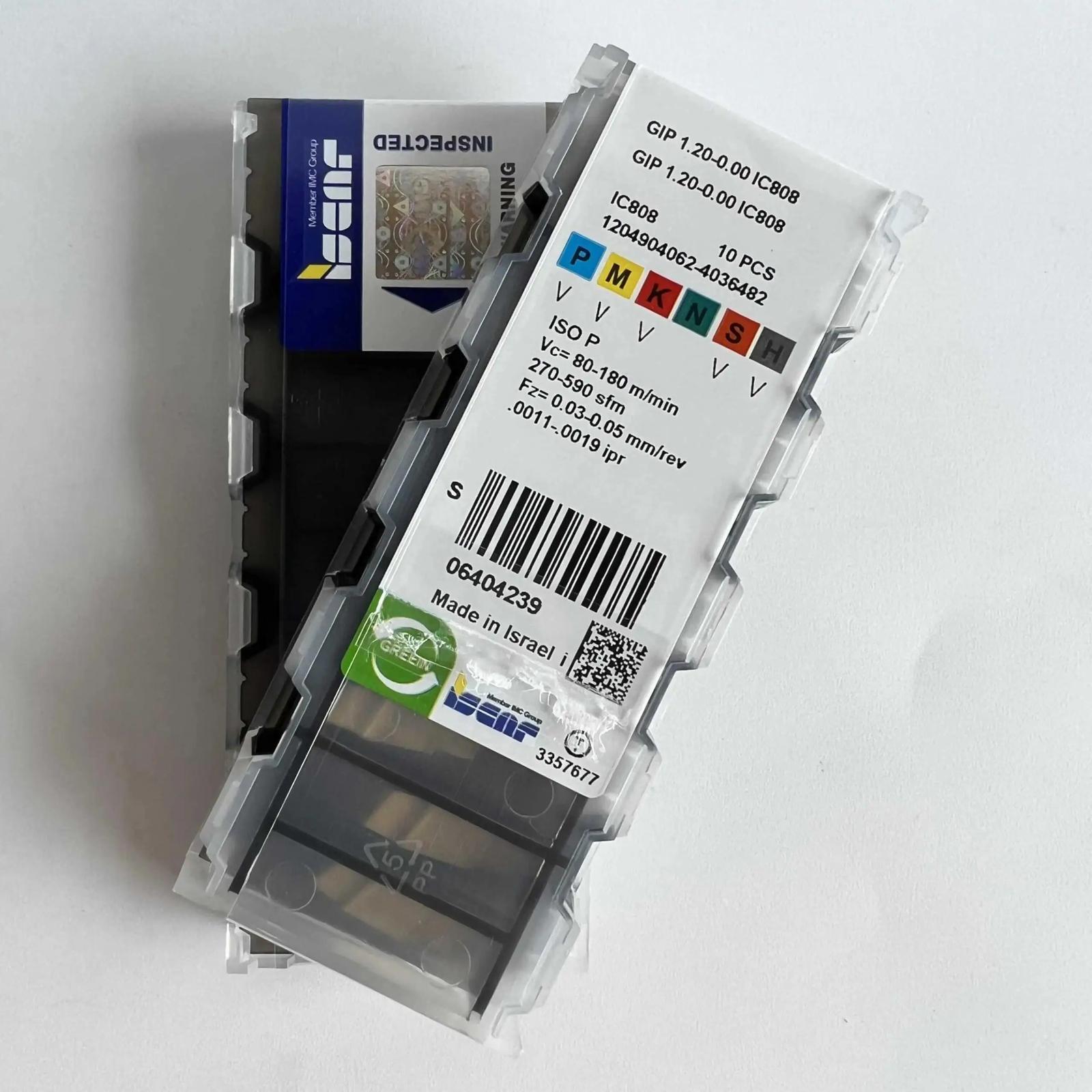 ISCAR / GIP1.20-0.00 IC808 /Industrial indexable carbide inserts 10 Pcs
ISCAR / GIP1.20-0.00 IC808 /Industrial indexable carbide inserts 10 Pcs