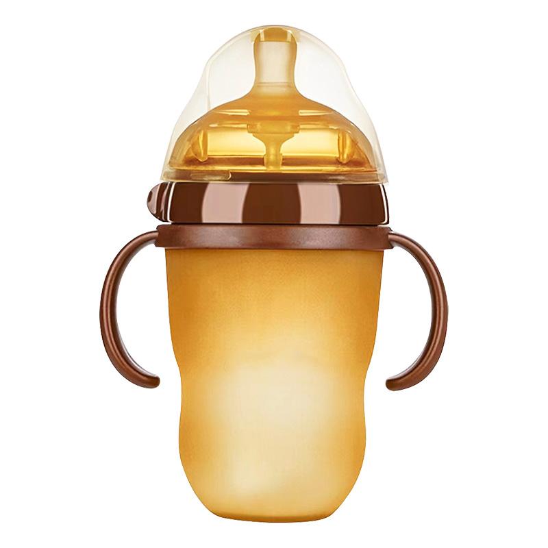 150ML/250ML Portable Baby Bottle Slicone Feeding Bottle With Handle Baby drop-resistant Bottles Newborn Bottle BPA Free
150ML/250ML Portable Baby Bottle Slicone Feeding Bottle With Handle Baby drop-resistant Bottles Newborn Bottle BPA Free