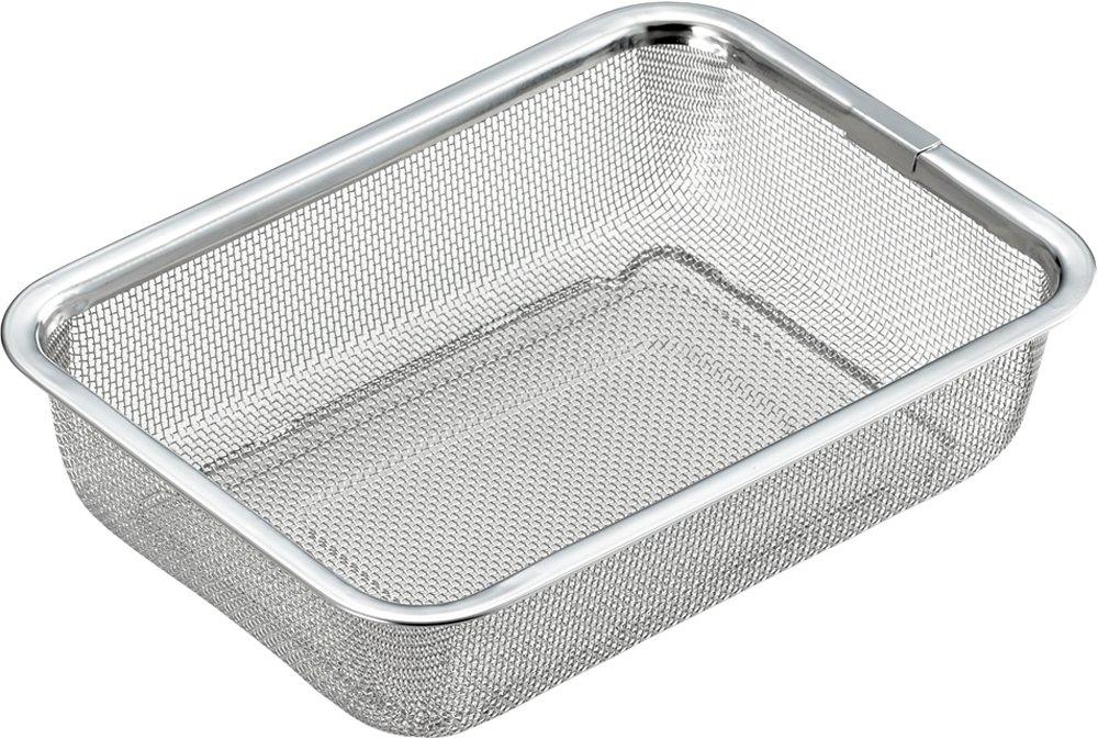 Yoshikawa Made in Stainless Square Length x Width x Height Medium Colander, Japan, Steel, Drainer, Type, Vegetables, 20.4 14.8 5.4cm,
Yoshikawa Made in Stainless Square Length x Width x Height Medium Colander, Japan, Steel, Drainer, Type, Vegetables, 20.4 14.8 5.4cm,