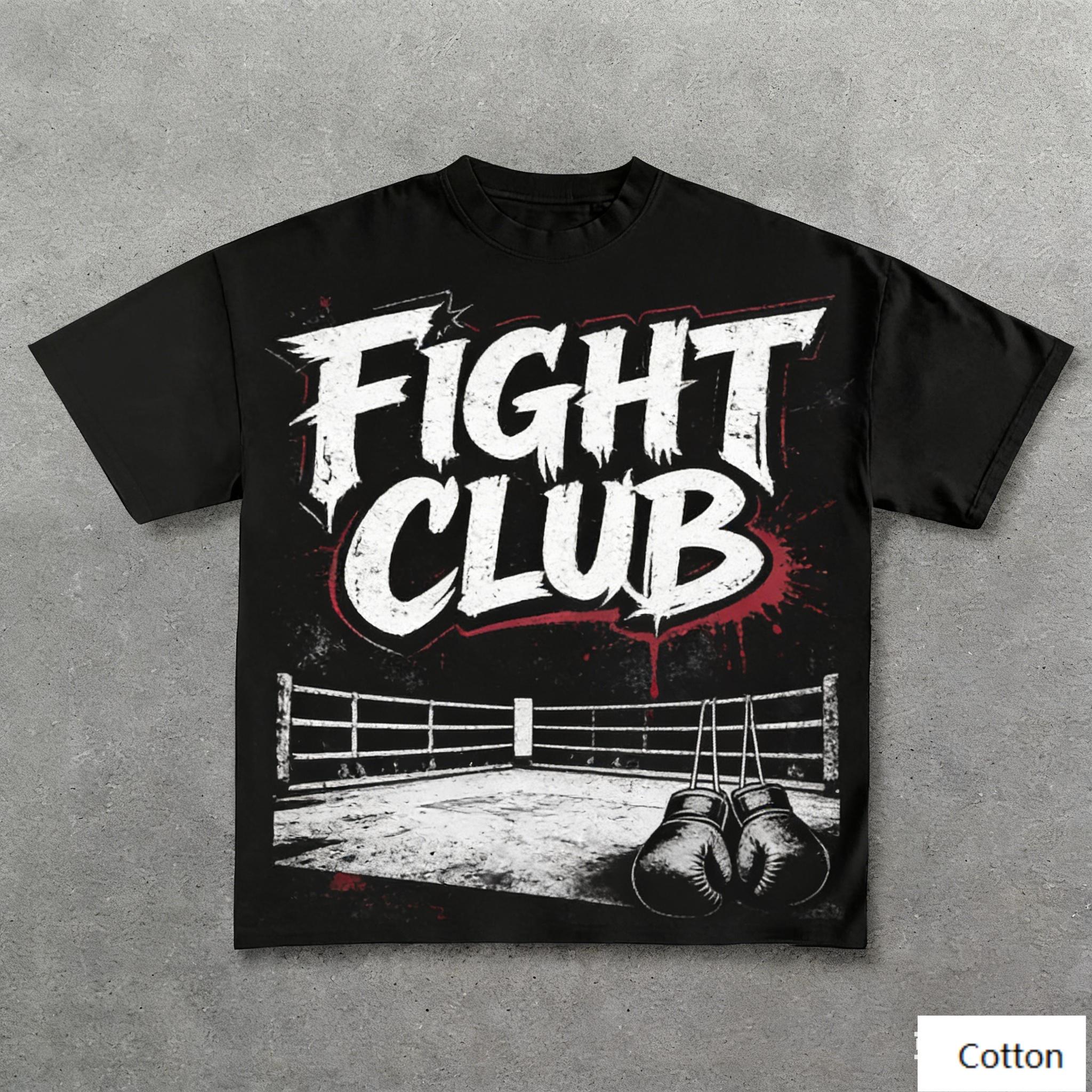 Oversized Black Cotton TShirt with Bold Fight Club Boxing Ring Graphic Unisex Streetwear Tee for Unisex and WOMEN 4XL
Oversized Black Cotton TShirt with Bold Fight Club Boxing Ring Graphic Unisex Streetwear Tee for Unisex and WOMEN 4XL