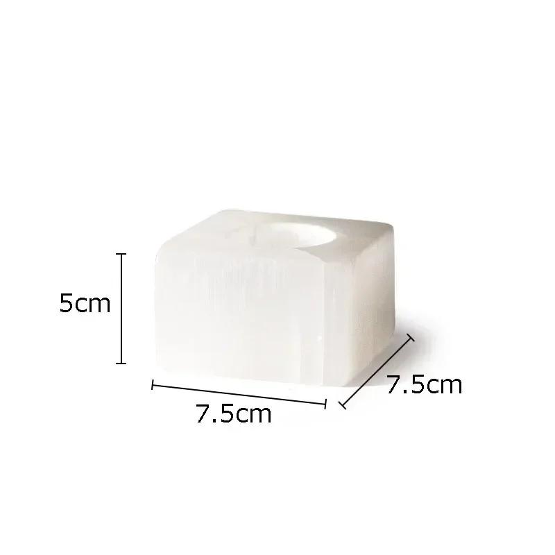Natural Ore Square Candle Holders Desk Decoration Minimalism Gypsum Candlestick Wax Melt Burner Creative Home Aroma Container
Natural Ore Square Candle Holders Desk Decoration Minimalism Gypsum Candlestick Wax Melt Burner Creative Home Aroma Container