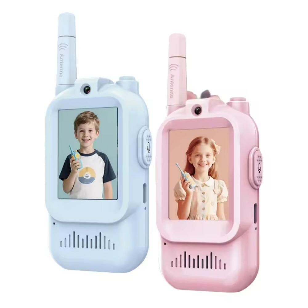 Video Walkie Talkies for Kids 2 Pack Rechargeable Toddler Toys for Indoor Camping Travel Birthday Gfits for Kids Ages 3-12
Video Walkie Talkies for Kids 2 Pack Rechargeable Toddler Toys for Indoor Camping Travel Birthday Gfits for Kids Ages 3-12