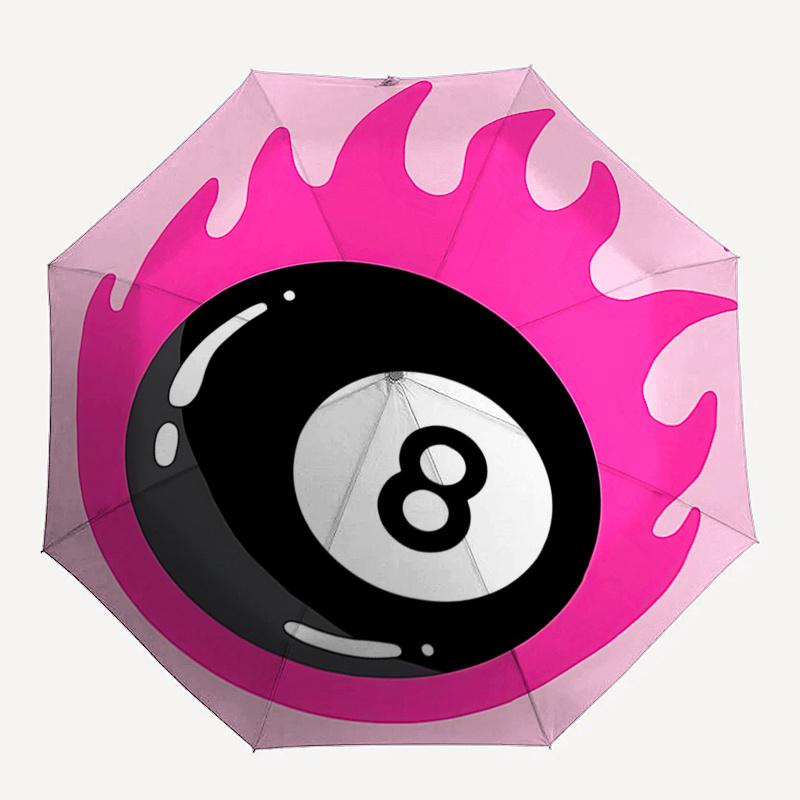 Flaming Pink Eight Ball Auto Open Close Umbrella - Portable Folding Design, Outdoor Rain Gear for Fans, Travelers, Daily Use, Gift Idea11210
Flaming Pink Eight Ball Auto Open Close Umbrella - Portable Folding Design, Outdoor Rain Gear for Fans, Travelers, Daily Use, Gift Idea11210