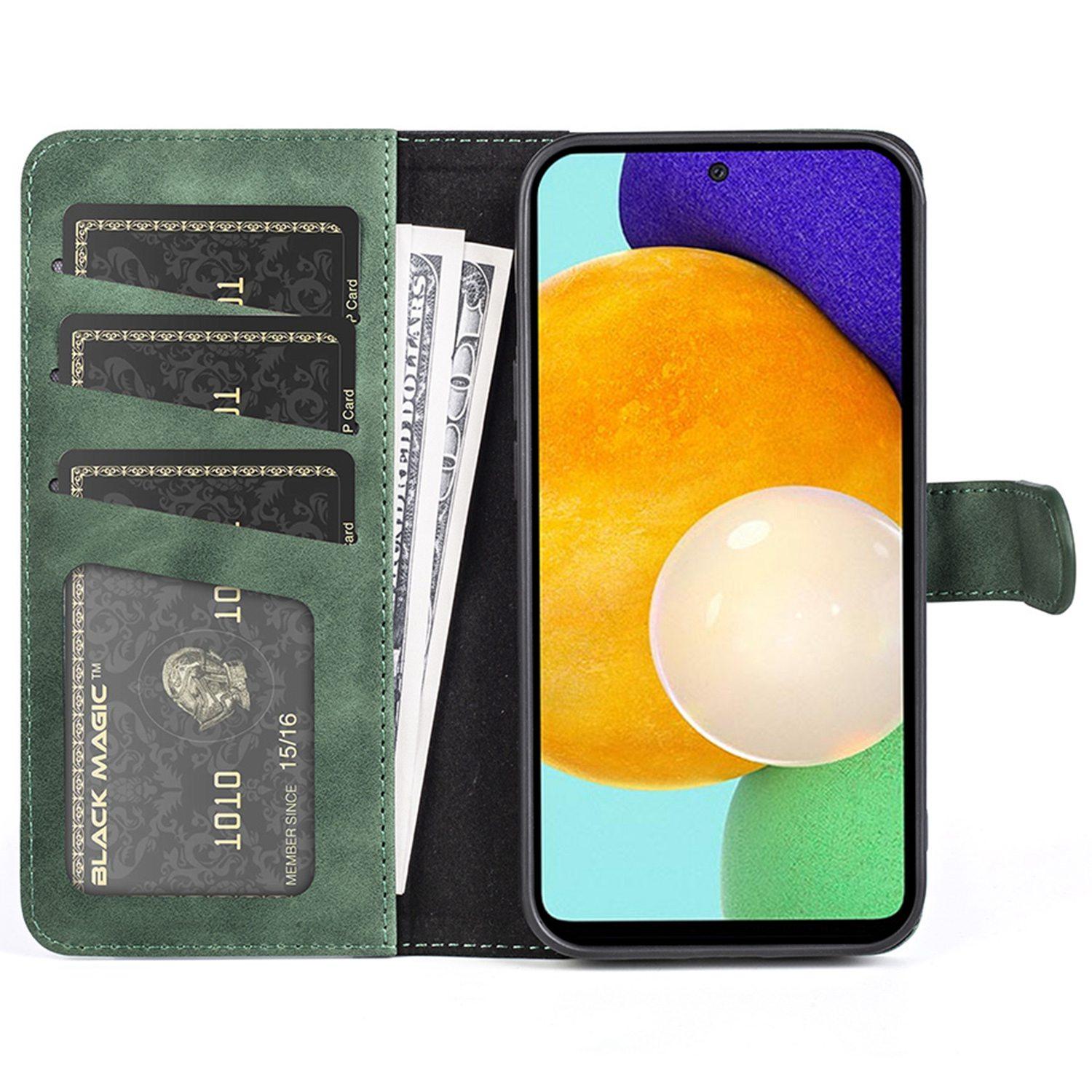 For Samsung Galaxy A52 4G/A52 5G/A52s 5G PU Leather Stand Flip Cover Soft Inner TPU Anti-Scratch Color Splicing Wallet Case Green
For Samsung Galaxy A52 4G/A52 5G/A52s 5G PU Leather Stand Flip Cover Soft Inner TPU Anti-Scratch Color Splicing Wallet Case Green