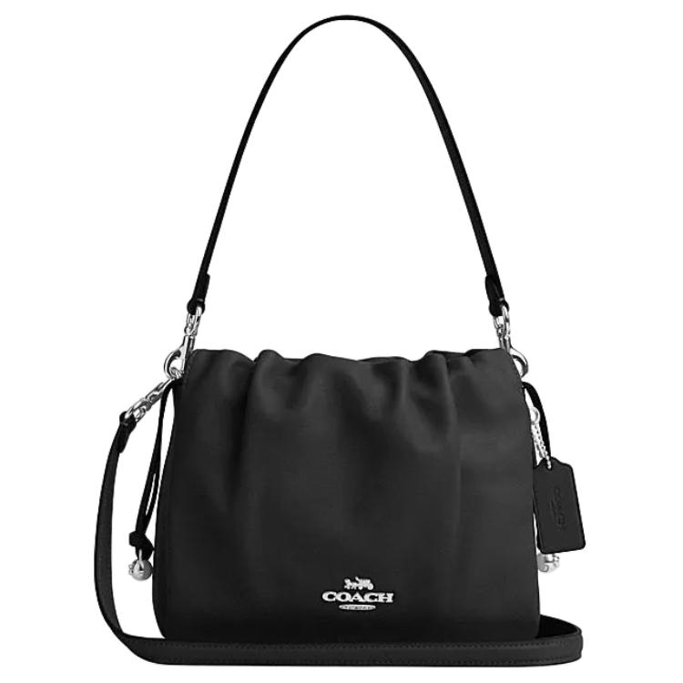 Coach Faye 22 Logo Magnetic Closure Leather Cloud Bag Women Handbags Black CT763-SVBK Basic Set (Bag+Dust Bag)
Coach Faye 22 Logo Magnetic Closure Leather Cloud Bag Women Handbags Black CT763-SVBK Basic Set (Bag+Dust Bag)