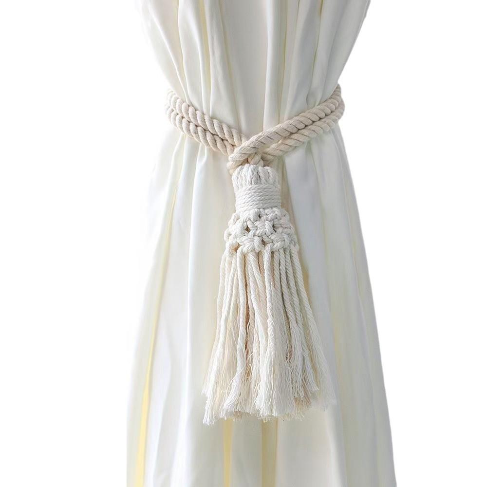 Bohemian Nordic Cotton Rope Curtain Tieback Strap Small
Bohemian Nordic Cotton Rope Curtain Tieback Strap Small