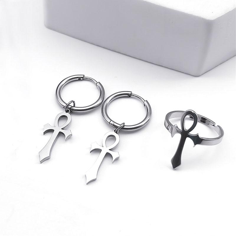 Набор из нержавеющей стали с цирконами Крест Анх Ключ Жизни Египетское Ожерелье Браслет Кольцо Серьги Египетские Иероглифы Анх Подарки
Набор из нержавеющей стали с цирконами Крест Анх Ключ Жизни Египетское Ожерелье Браслет Кольцо Серьги Египетские Иероглифы Анх Подарки