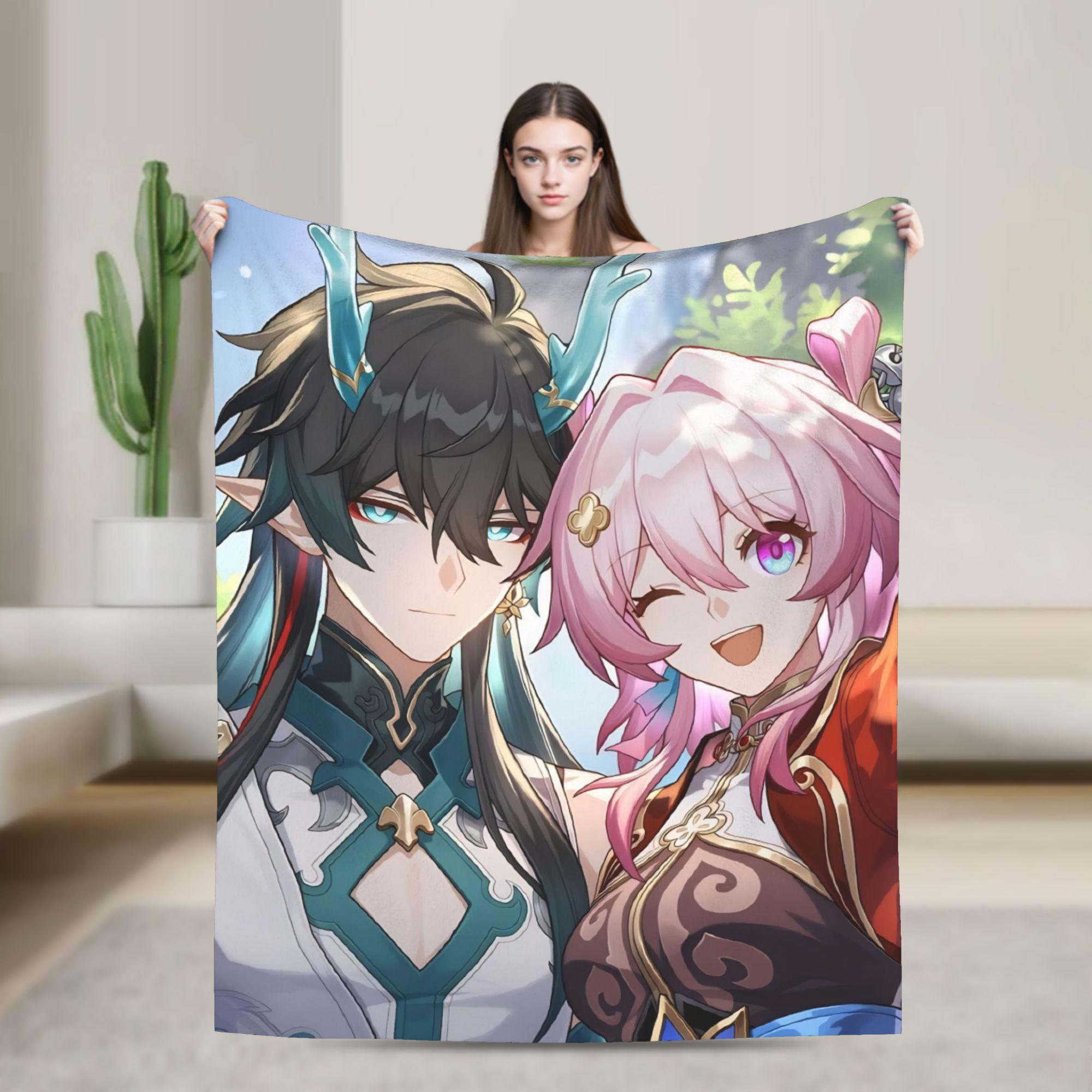 Firefly Blanket Honkai Anime Fuzzy Funny Warm Throw Blanket for Home Winter 100x150cm
Firefly Blanket Honkai Anime Fuzzy Funny Warm Throw Blanket for Home Winter 100x150cm