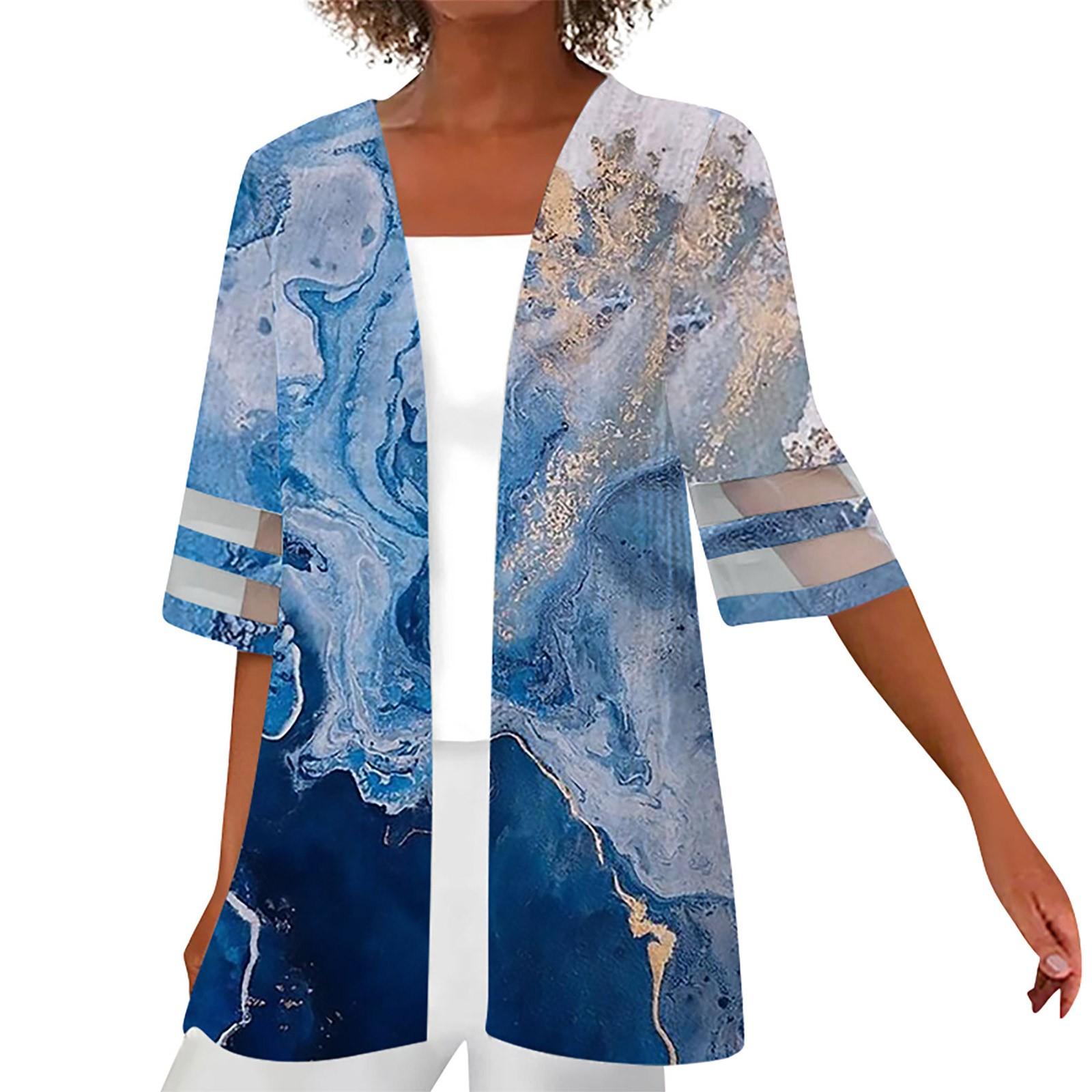Women s Shirt Blouse Outerwear Print Half Length Sleeve Casual Holiday Basic Lace Tops XL
Women s Shirt Blouse Outerwear Print Half Length Sleeve Casual Holiday Basic Lace Tops XL