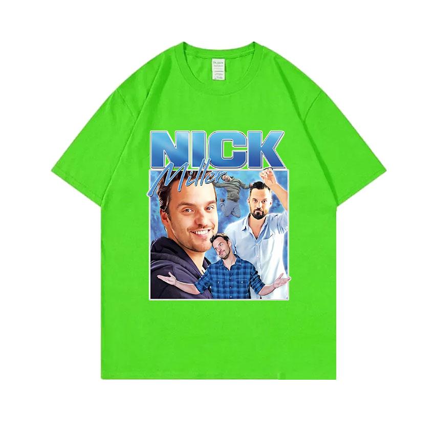 Nick Miller Graphic Tshirt Unisexs Comfortable Cotton Short Sleeve Unisex Women Fashion Vintage Casual Tshirt Unisex Vintage Tees 4XL
Nick Miller Graphic Tshirt Unisexs Comfortable Cotton Short Sleeve Unisex Women Fashion Vintage Casual Tshirt Unisex Vintage Tees 4XL