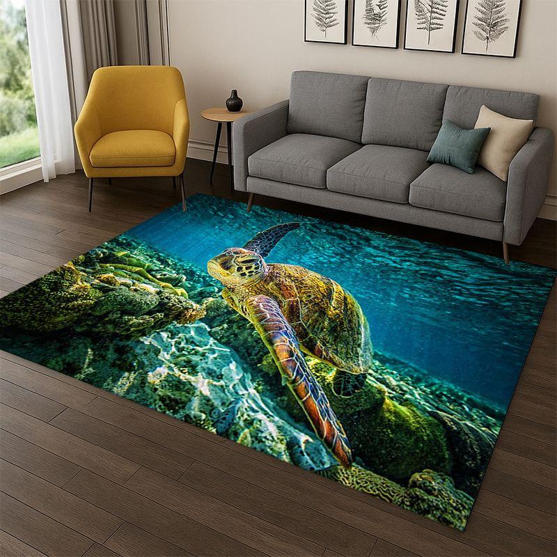 Underwater Sea World Marine Life Cartoon Carpet Rug for Bedroom Living Room Sofa Playroom Doormat Home Decor,Area Rug Non-slip 40x60cm
Underwater Sea World Marine Life Cartoon Carpet Rug for Bedroom Living Room Sofa Playroom Doormat Home Decor,Area Rug Non-slip 40x60cm