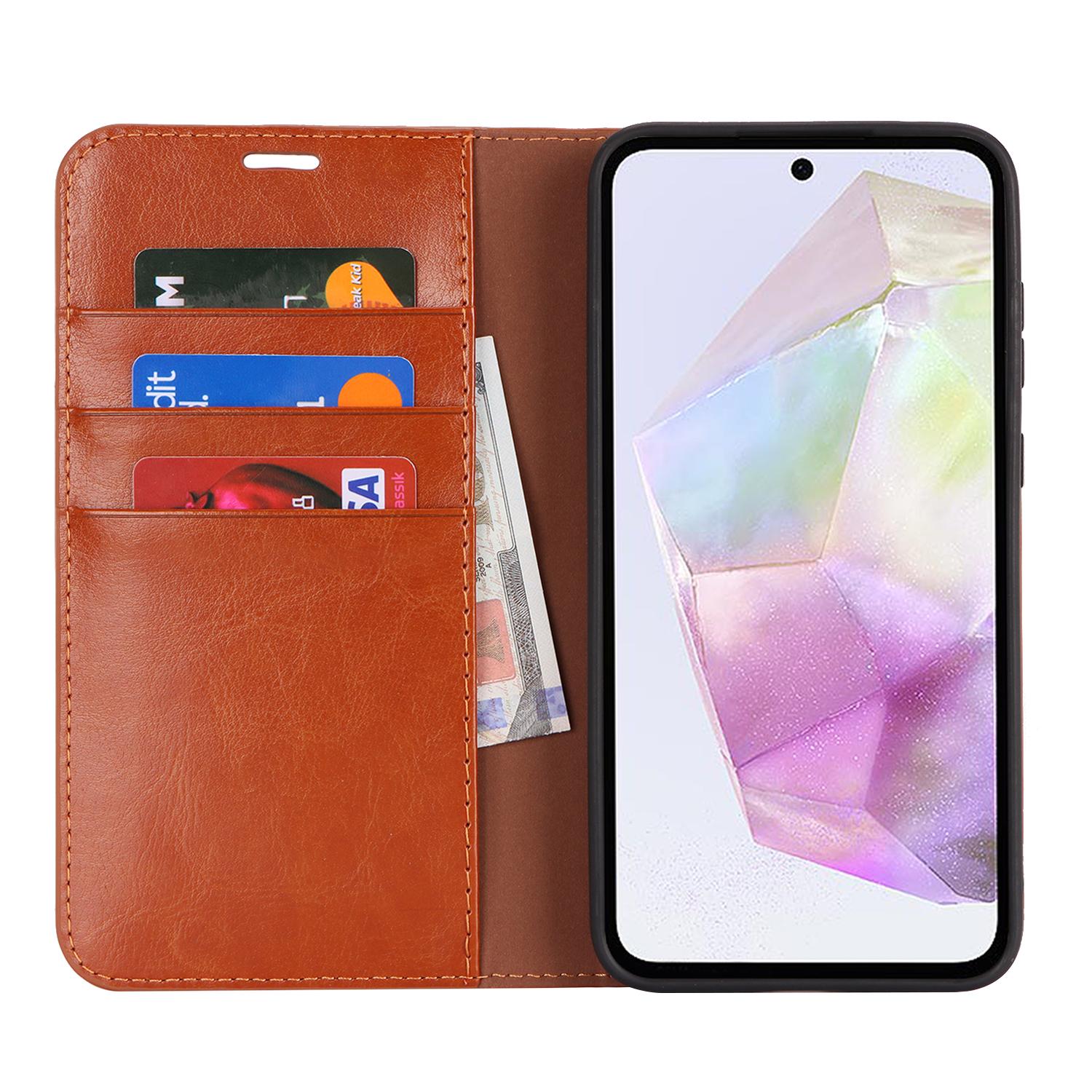 For Samsung Galaxy A35 5G Case Crazy Horse Texture Split Leather Stand Phone Cover Black
For Samsung Galaxy A35 5G Case Crazy Horse Texture Split Leather Stand Phone Cover Black