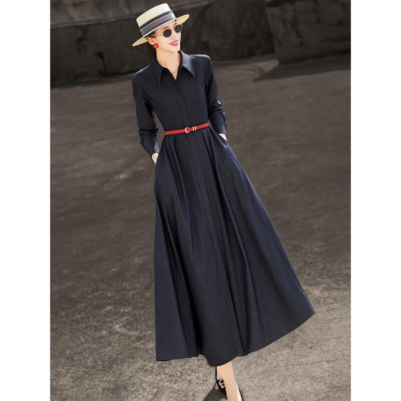 Elegant A-Line Long Sleeve Shirt Dress M
Elegant A-Line Long Sleeve Shirt Dress M
