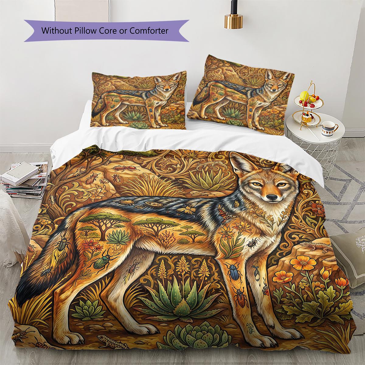 Floral Art Animals Pattern Bedding,Quilt Set Quilt Cover Pillowcase Home Birthday Gift (1 * duvet cover + 2 * pillowcase, without core) 135x200cm
Floral Art Animals Pattern Bedding,Quilt Set Quilt Cover Pillowcase Home Birthday Gift (1 * duvet cover + 2 * pillowcase, without core) 135x200cm