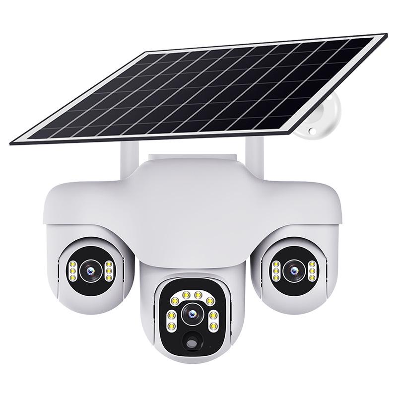 V380 Solar-Powered Outdoor Camera with Pan-Tilt Remote Control
V380 Solar-Powered Outdoor Camera with Pan-Tilt Remote Control