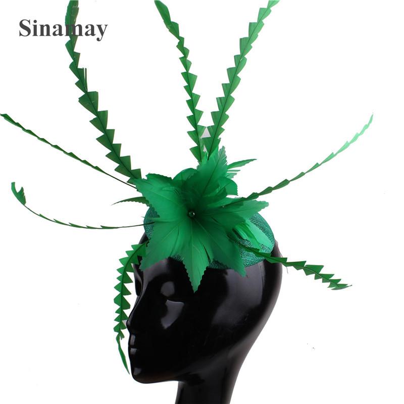 New Multi-Color Selection Of Bridal Headgear Top Hat Wedding Head Flower Wedding Mesh Hair Accessories Contrasting Color Feathers зелений
New Multi-Color Selection Of Bridal Headgear Top Hat Wedding Head Flower Wedding Mesh Hair Accessories Contrasting Color Feathers зелений