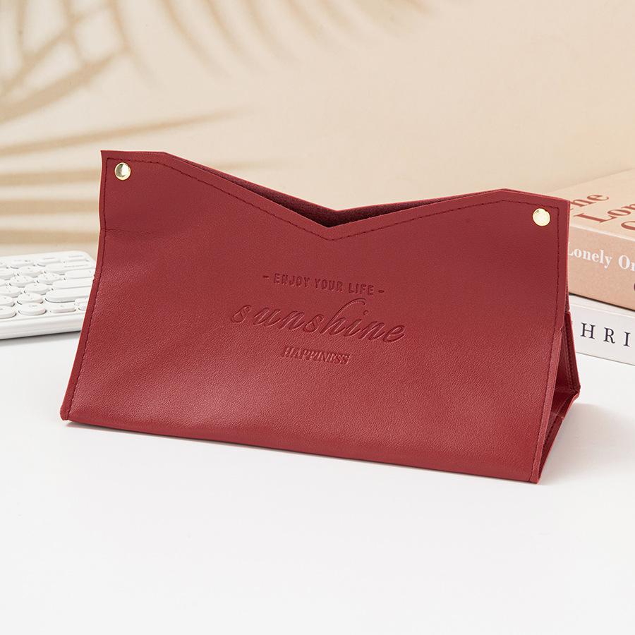 Elegant Leather Tissue Box Foldable Napkin Holder Living Room Decor Car Tissue Case Holder Storage Hotel Household Wet Tissue Ca червоний
Elegant Leather Tissue Box Foldable Napkin Holder Living Room Decor Car Tissue Case Holder Storage Hotel Household Wet Tissue Ca червоний